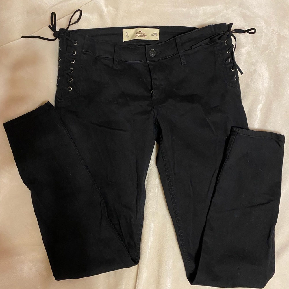 LACE UP PANTS